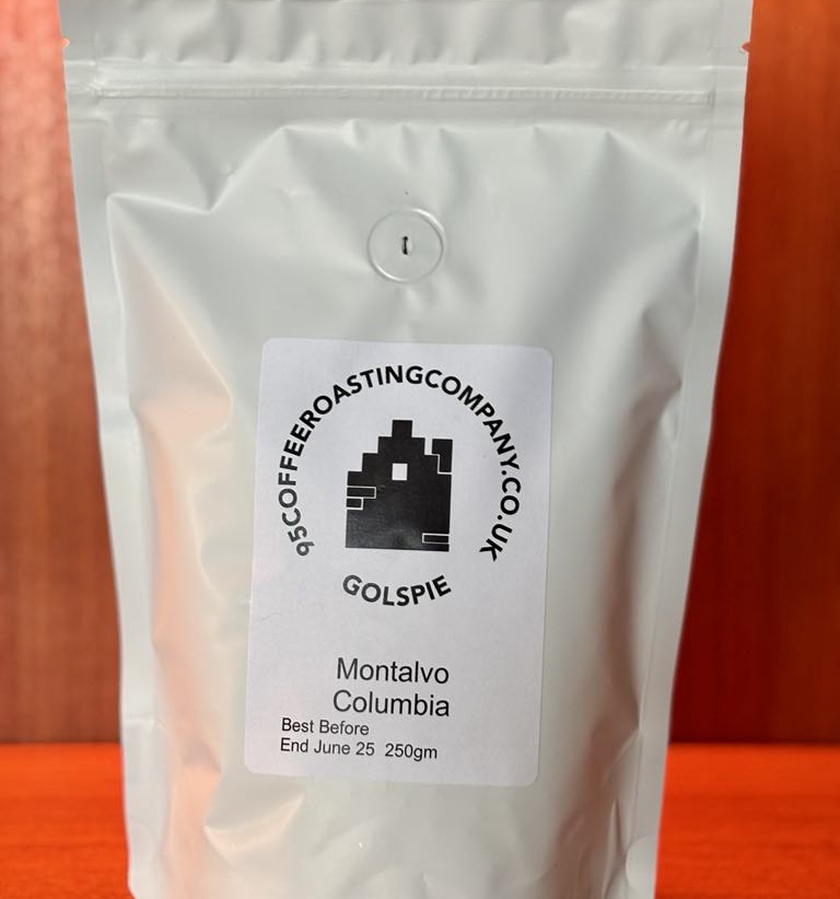 Picture of Our Fabian Machin Maria Coffee which can be supplied as Beans or Ground to your preference.